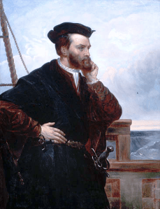 Jacques Cartier, by  Théophile Hamel