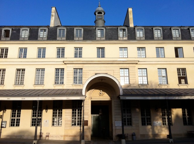 The Irish College, view from the courtyard