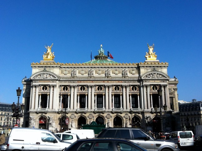 Le Palais Garnier, at Place de l'Opéra © 2013 Samuel Michael Bell, all rights reserved
