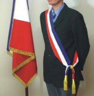 Une écharpe tricolore